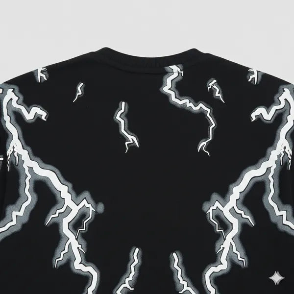 BLACKLIT - ANGEL THUNDER Puff Printed T-Shirt