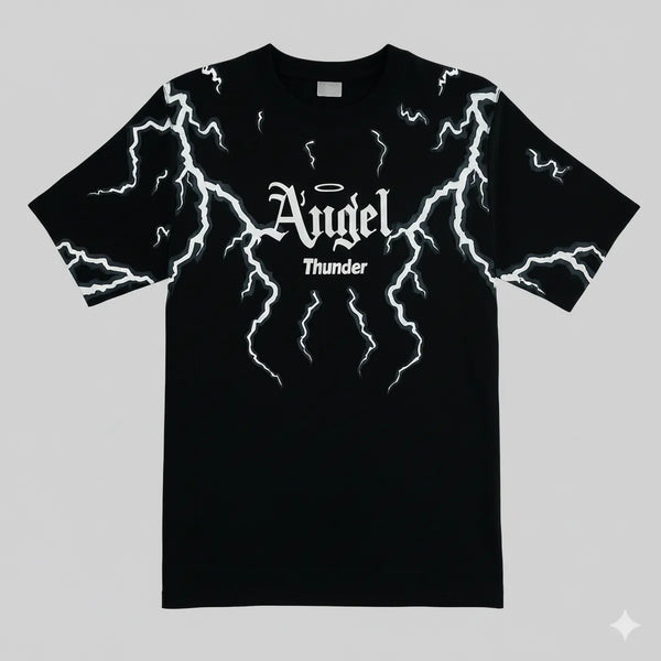 BLACKLIT - ANGEL THUNDER Puff Printed T-Shirt