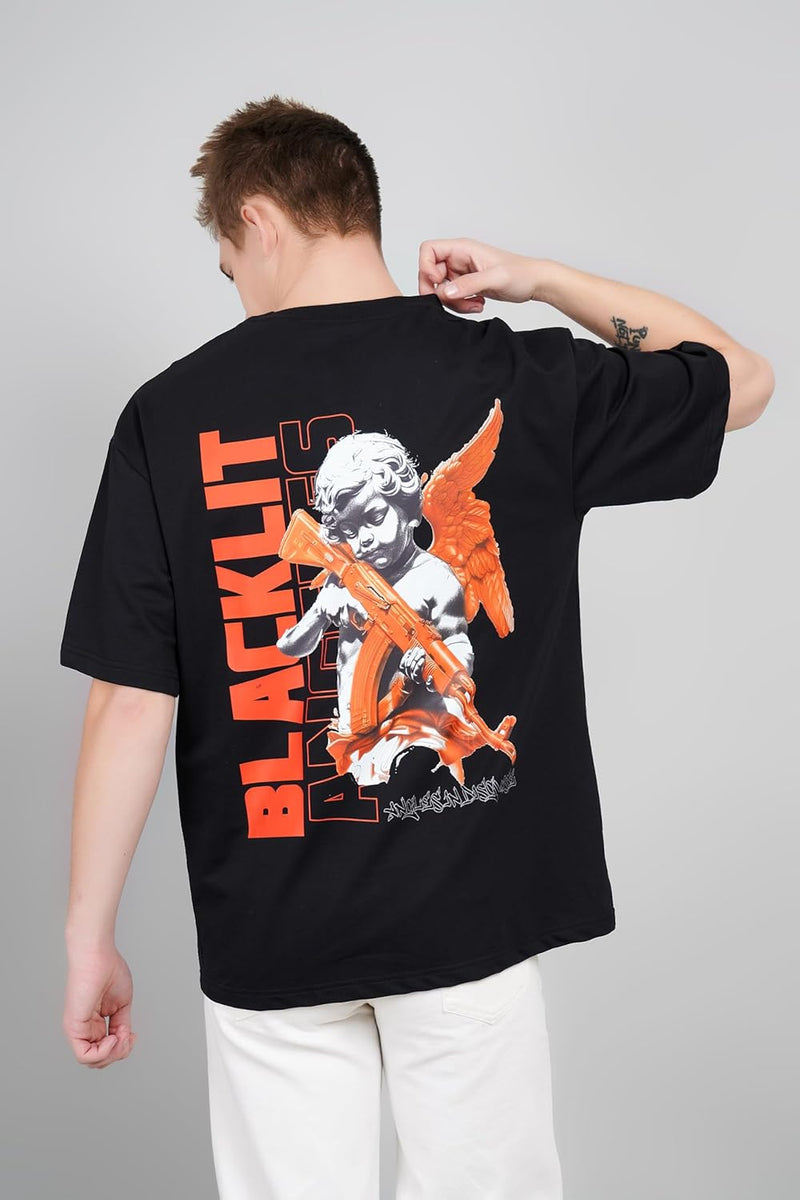 Angel Print from The Angel of Hell  Oversized T-Shirt