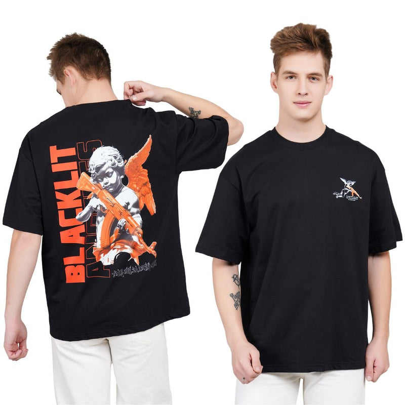 Angel Print from The Angel of Hell  Oversized T-Shirt