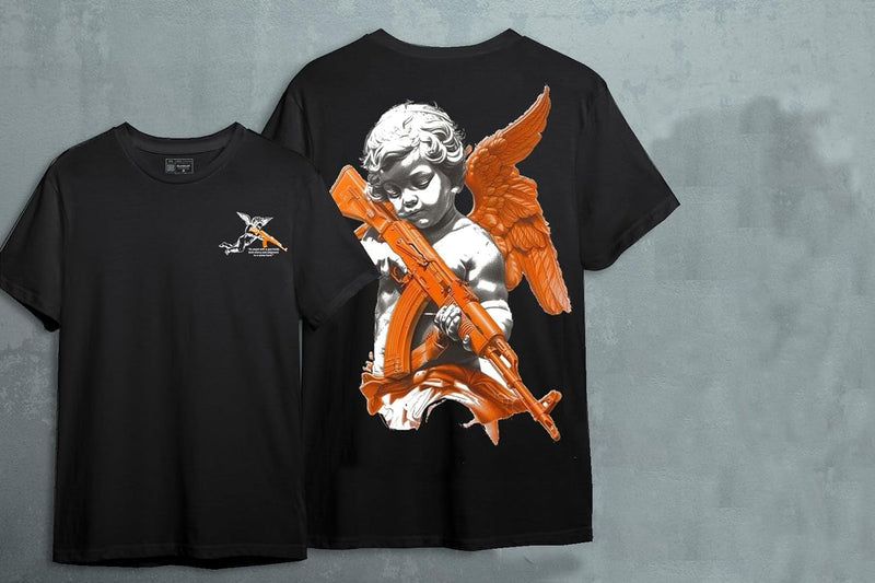 Angel Print from The Angel of Hell  Oversized T-Shirt