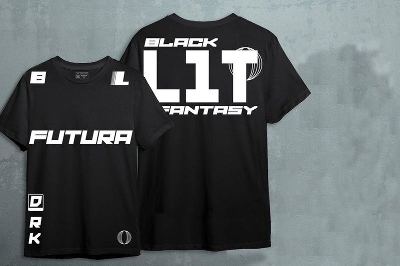 Futura Print for Futuristic Typography Lovers Oversized T-Shirt