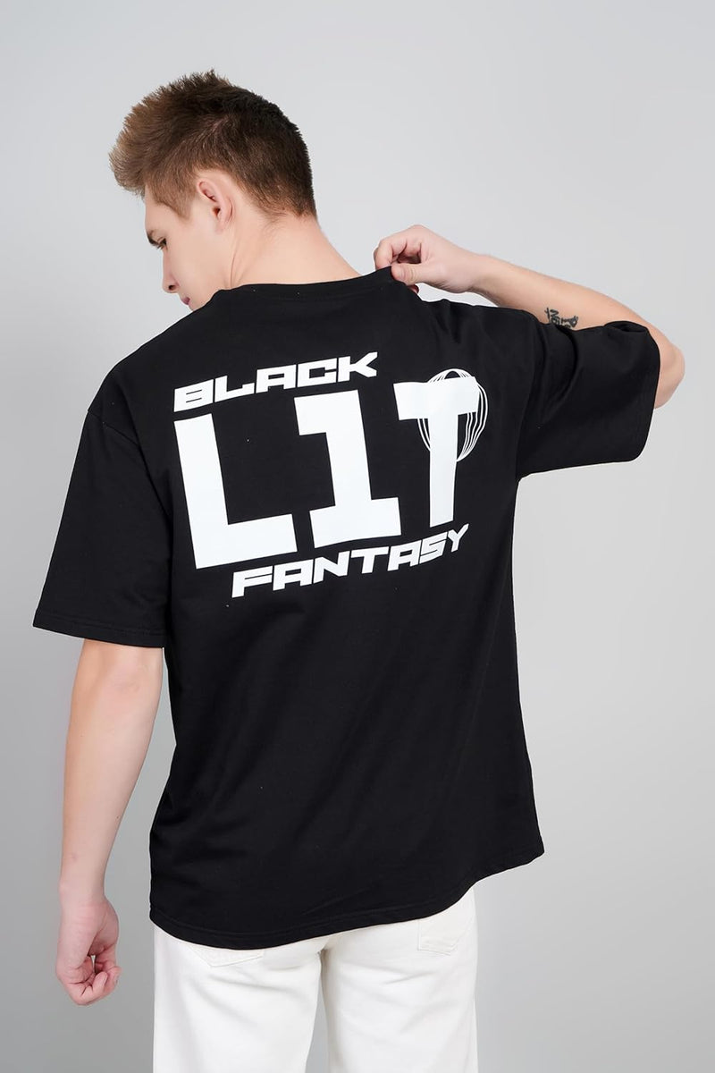 Futura Print for Futuristic Typography Lovers Oversized T-Shirt