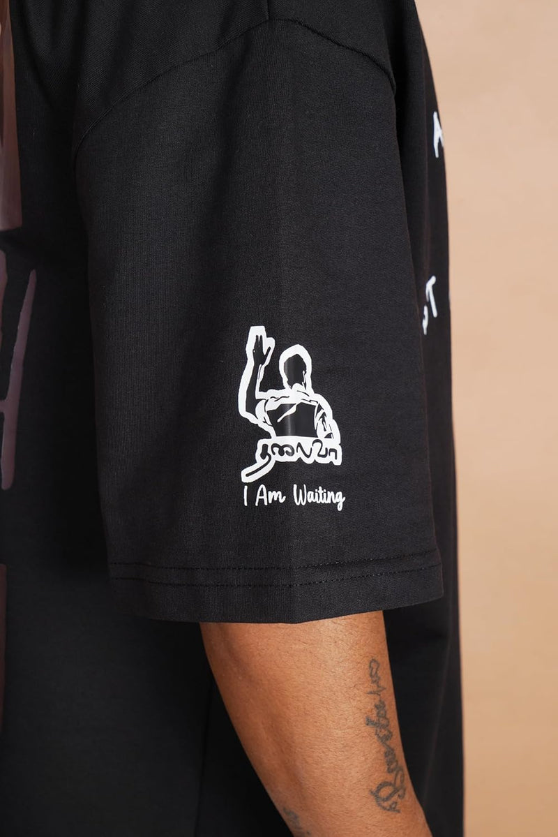 Vijay Thalapathy Theme Fan Made Oversized T-Shirt