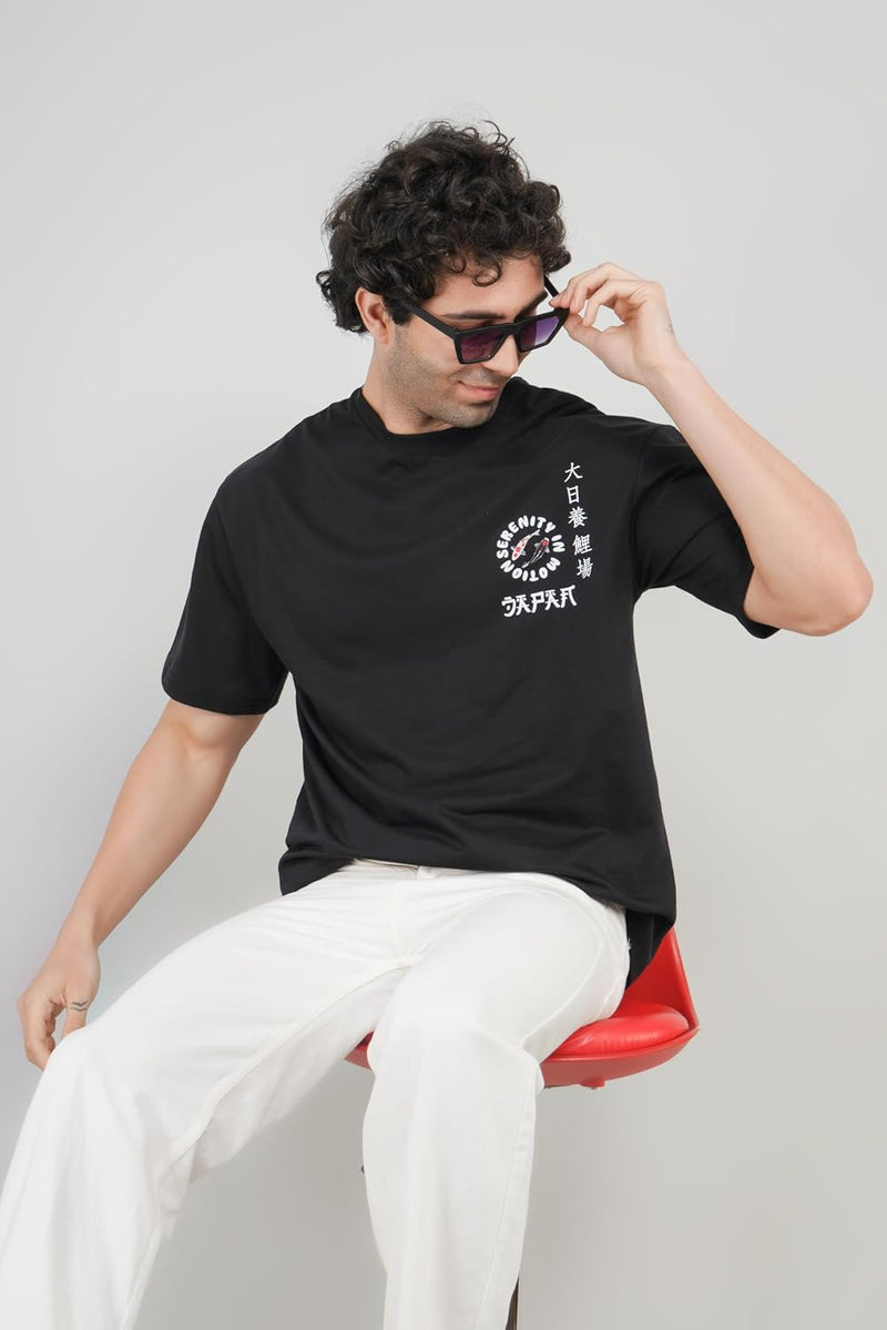 Live Love Koi Print For Aquarium Hobbyists Oversized T-Shirt