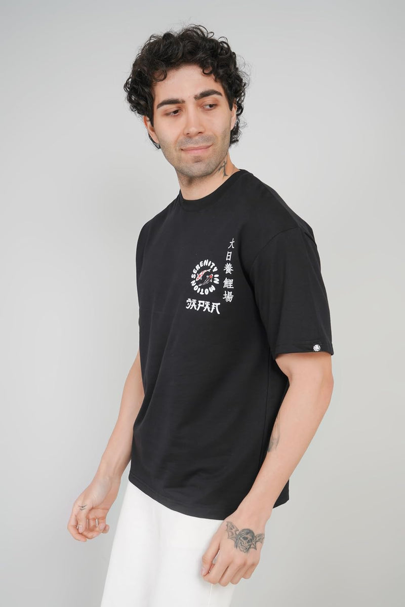 Live Love Koi Print For Aquarium Hobbyists Oversized T-Shirt