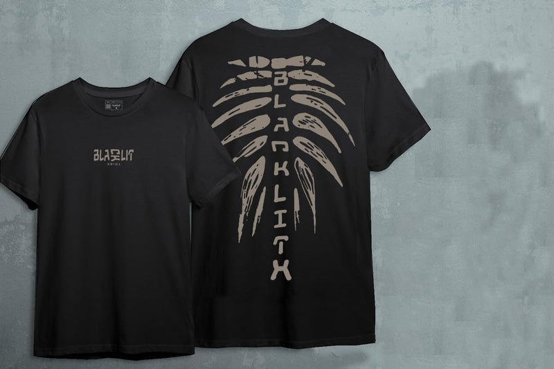 Tribal Spine Print for The United Tribe Oversized T-Shirt