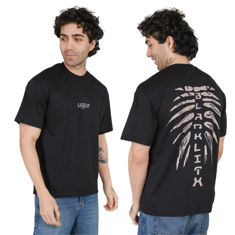 Tribal Spine Print for The United Tribe Oversized T-Shirt
