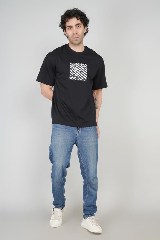 Zebra Crossing Print for Minimalistic Lovers Oversized T-Shirt