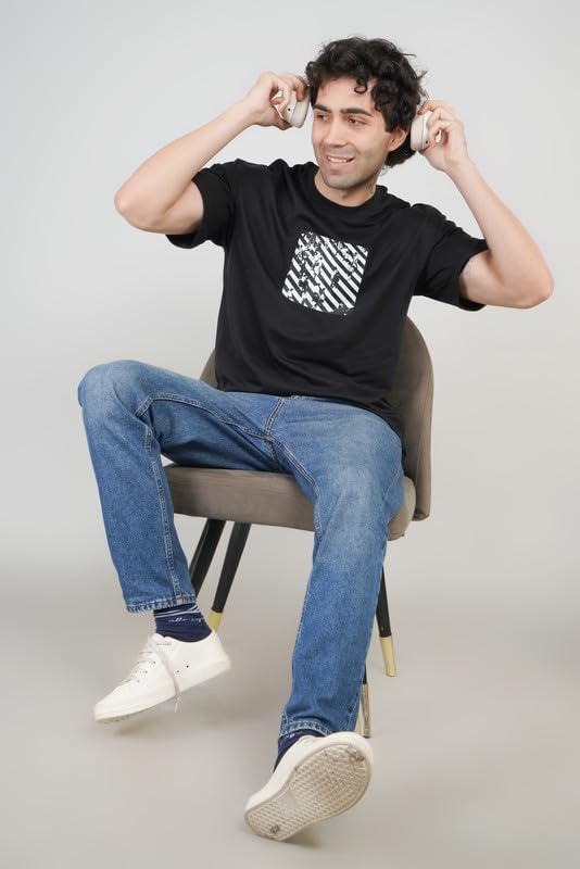 Zebra Crossing Print for Minimalistic Lovers Oversized T-Shirt