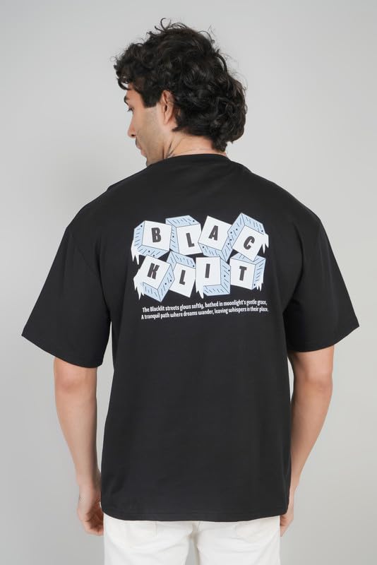 Blacklit Streets Print for Street Oversized T-Shirt