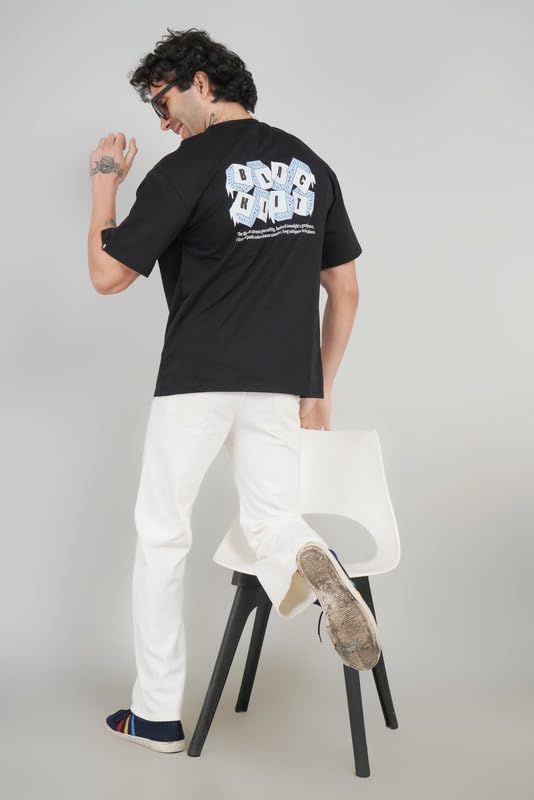 Blacklit Streets Print for Street Oversized T-Shirt