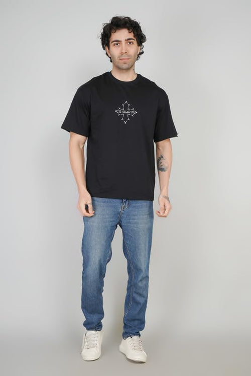 Bullish 1 Print for Dominating personality Oversized T-Shirt