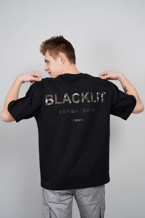 Camo Connection Print For Army Lovers Oversized T-Shirt