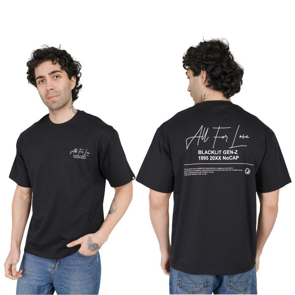 All for Love” Print for The Romantic “ Oversized T-Shirt