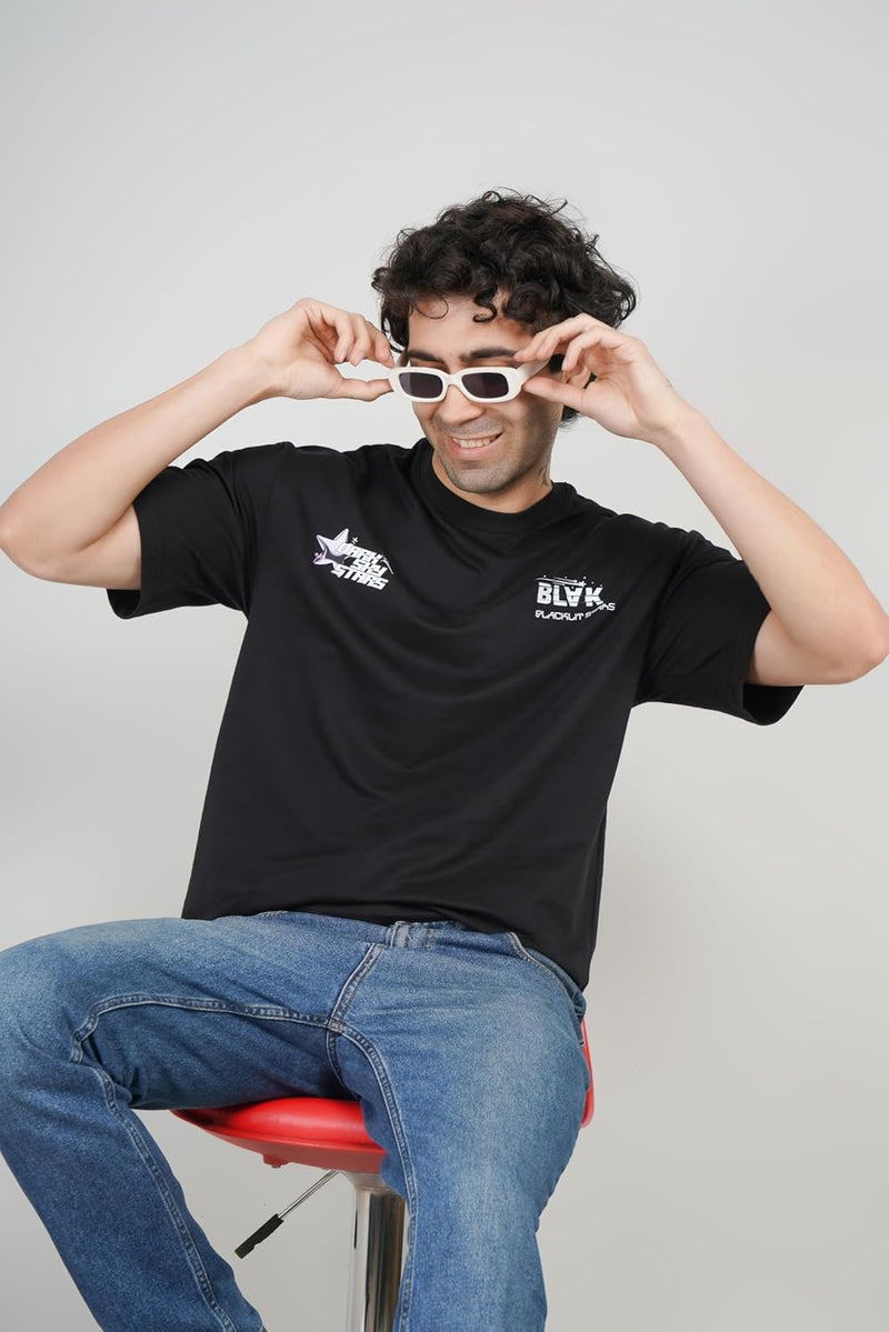 Dark Luxury -  Futuristic. Edgy Print for The Urban Living Oversized T-Shirt