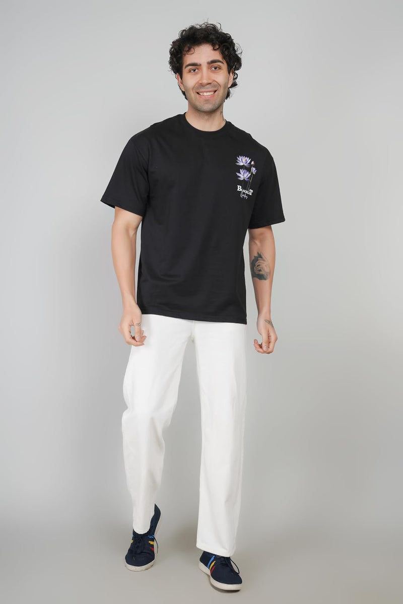 Blue Lotus” for The Nature Lovers Oversized Tshirt