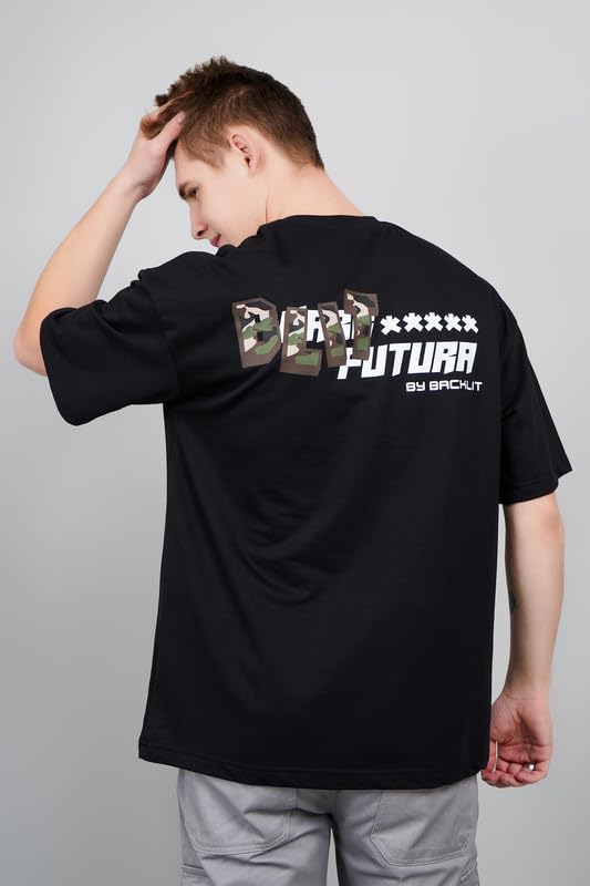 B L I T Futura Camo Print Oversized T-Shirt