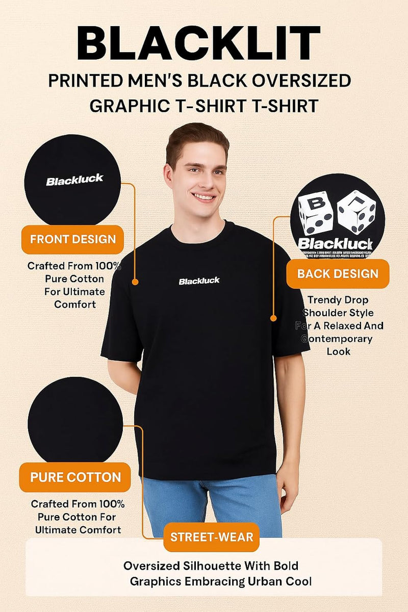 Blackluck Oversized T-Shirt