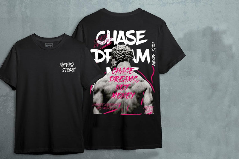 Never Stop Chasing Your Dreams Oversized T-Shirt