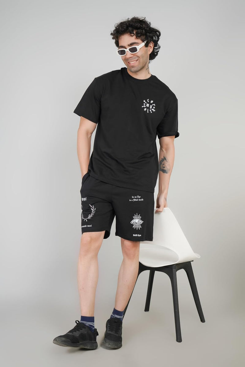 Faithover-MomentoMori  Tatto Prints Co Ord Set