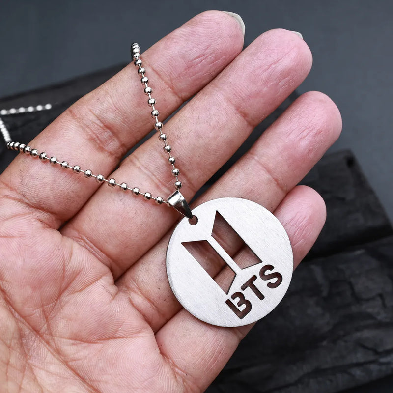 BLACLT BTS Logo Pendant Chain