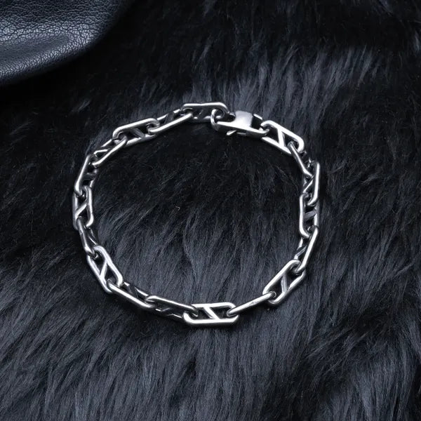 BLACLT Classic Silver Chain Bracelet