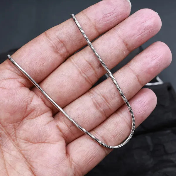BLACLT Classic Silver Snake Chain – Essential Edition