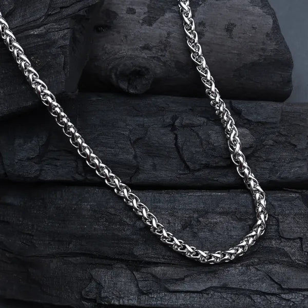 BLACLT Silver Rope Chain – Classic Strength Edition