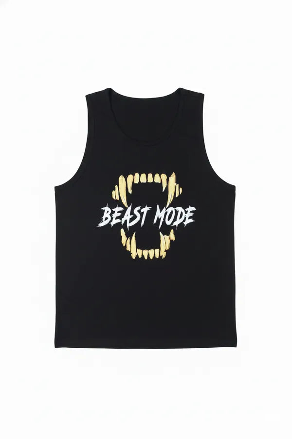 Beast Mode Sleeveless Gym Tank Top