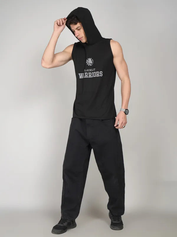Black Warriors - Hooded Sleeveless Tank