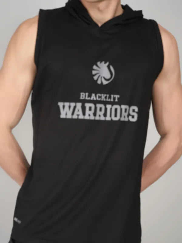 Black Warriors - Hooded Sleeveless Tank