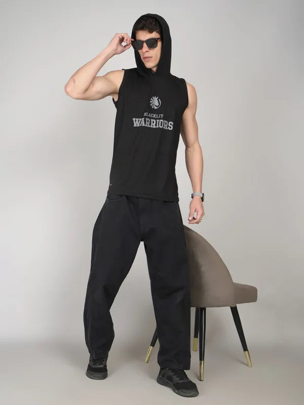 Black Warriors - Hooded Sleeveless Tank