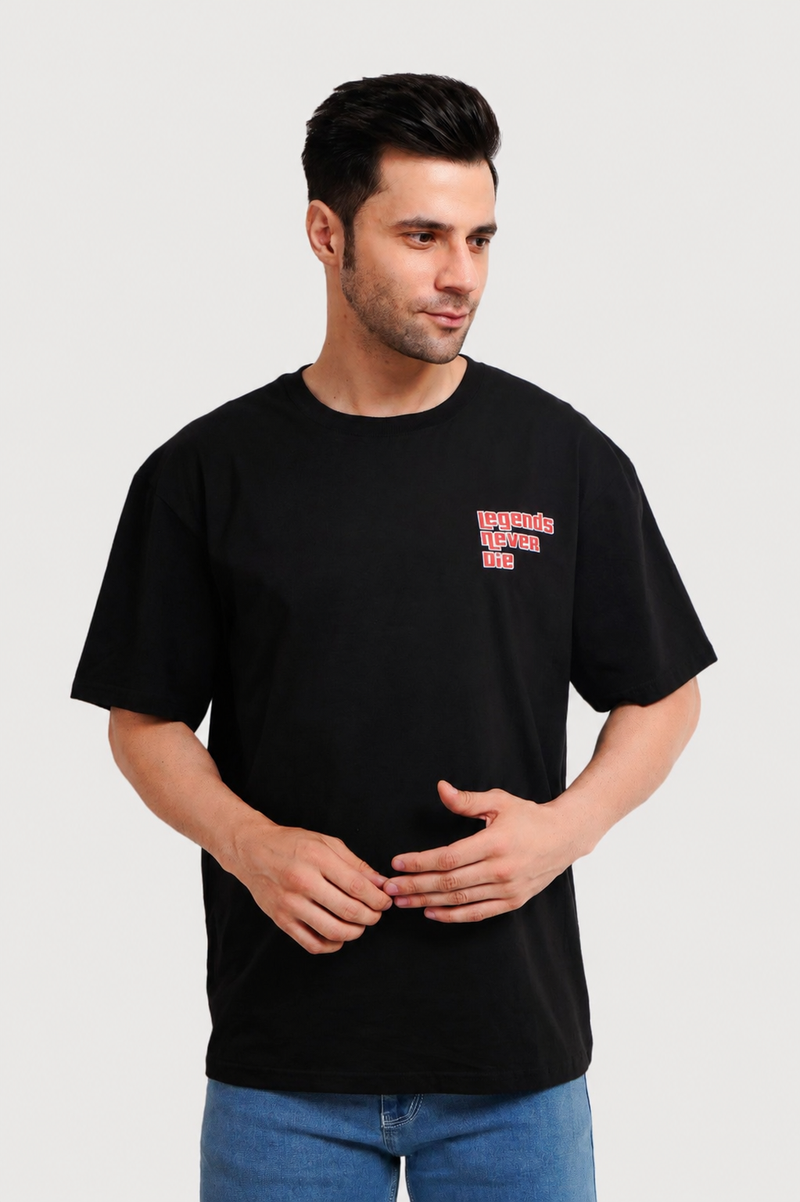 Legends Never Die for Sidhu Moose Wala Fans Oversized T-Shirt