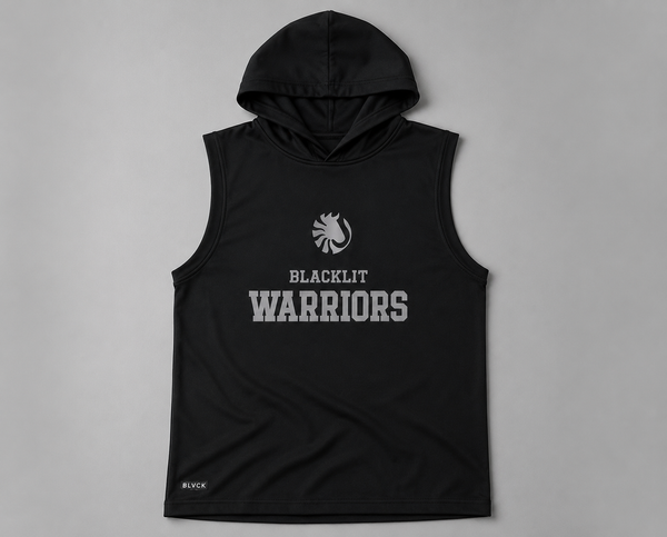 Black Warriors - Hooded Sleeveless Tank