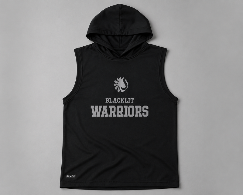 Black Warriors - Hooded Sleeveless Tank