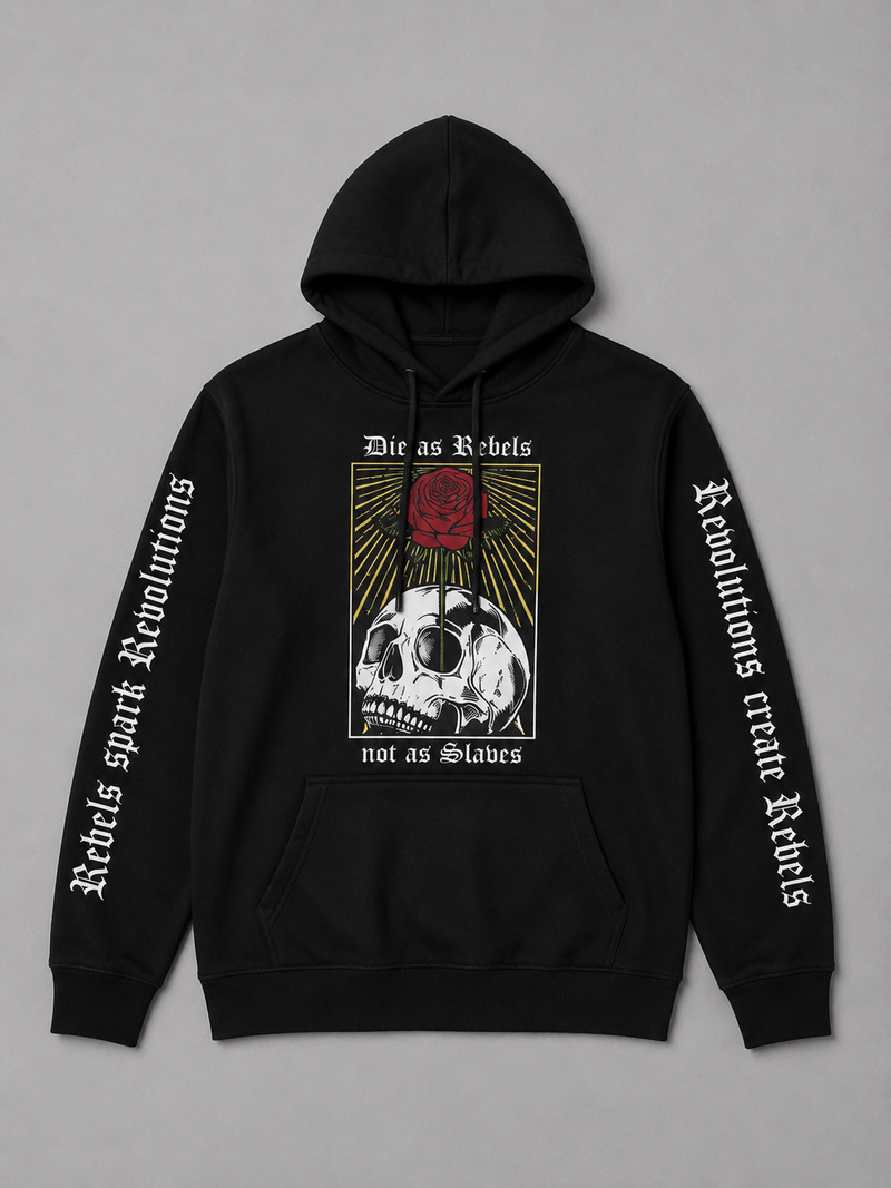 Rebel With A Cause Hoodie – Black