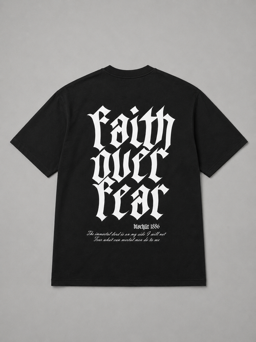 Faith Over Fear for The Fearless Oversized T-Shirt