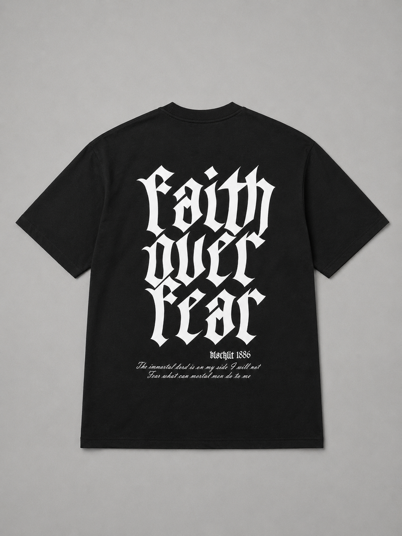 Faith Over Fear for The Fearless Oversized T-Shirt