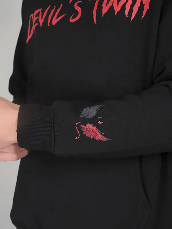 Devil's Twin Hoodie – Black