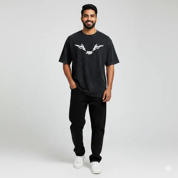 BLACKLIT - DEVILMAN Puff Printed T-Shirt