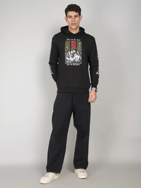 Rebel With A Cause Hoodie – Black