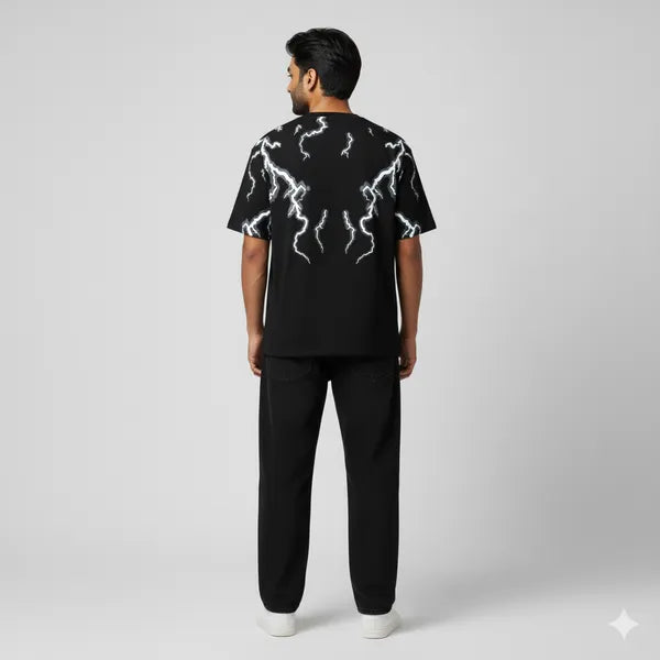 BLACKLIT - ANGEL THUNDER Puff Printed T-Shirt