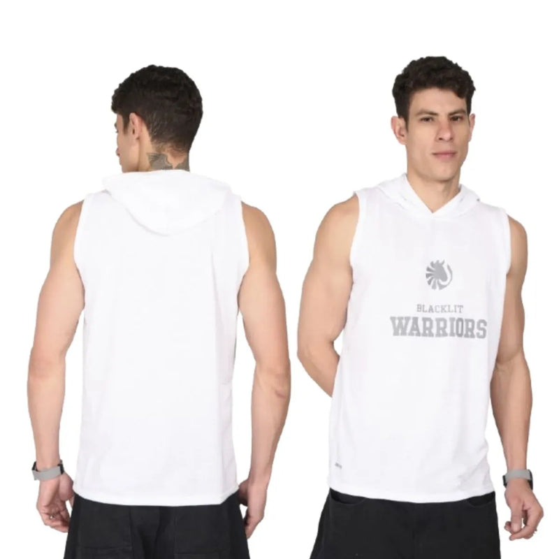 White Warriors - Hooded Sleeveless Tank