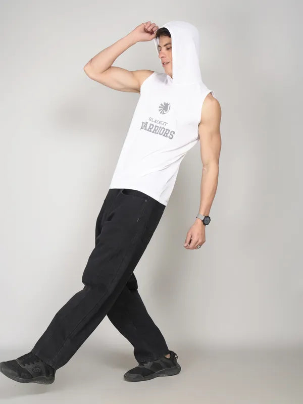 White Warriors - Hooded Sleeveless Tank