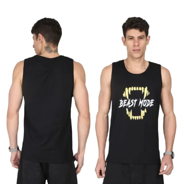 Beast Mode Sleeveless Gym Tank Top